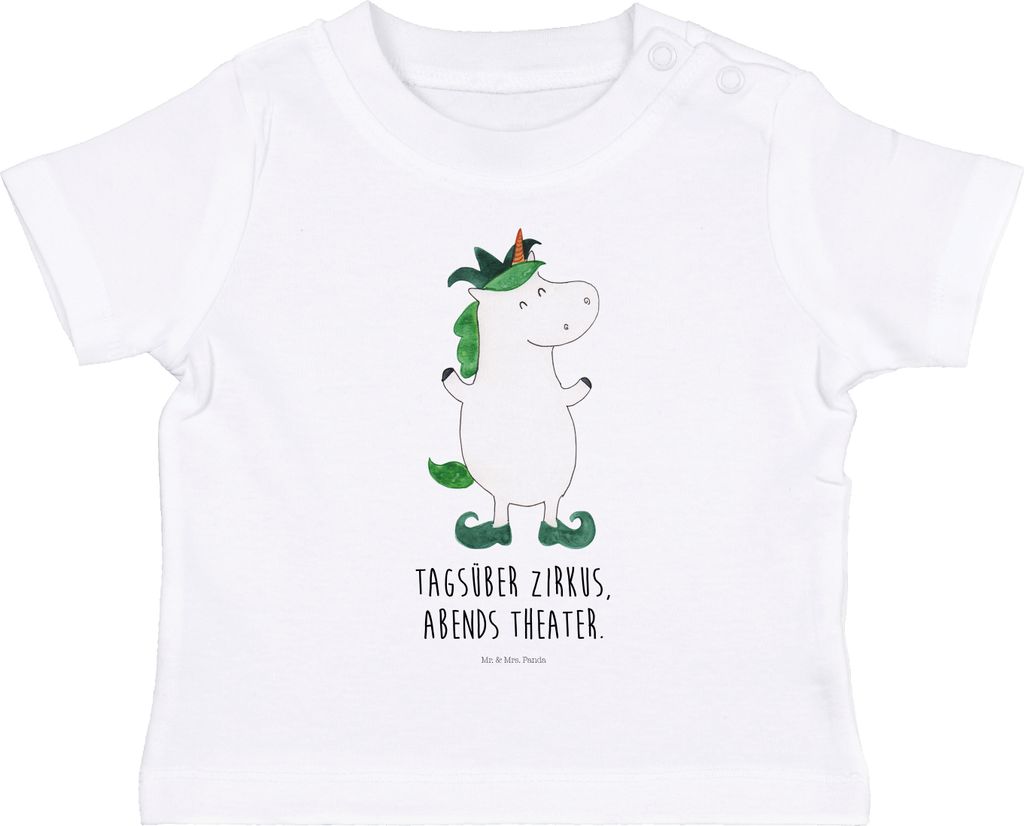 Mr. & Mrs. Panda  T-Shirt Einhorn Joker 0. - 6. Monat - Produktbild 