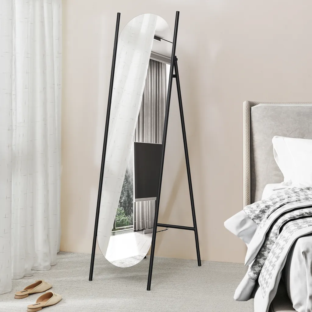 Miroir sur pied Fardella 140 x 36 cm - Psyché élégante pour chambre