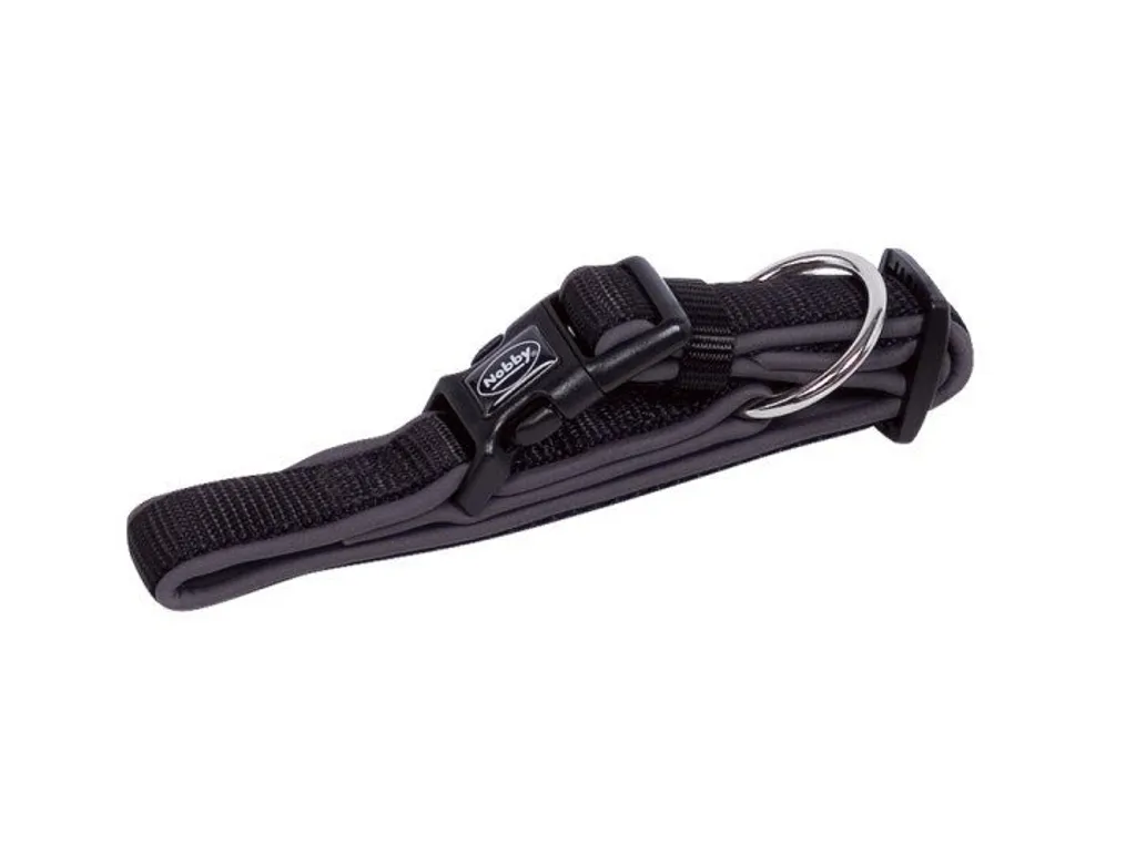 Collare Imbottito Nobby Classic Preno L 450-650mm Nero e Grigio