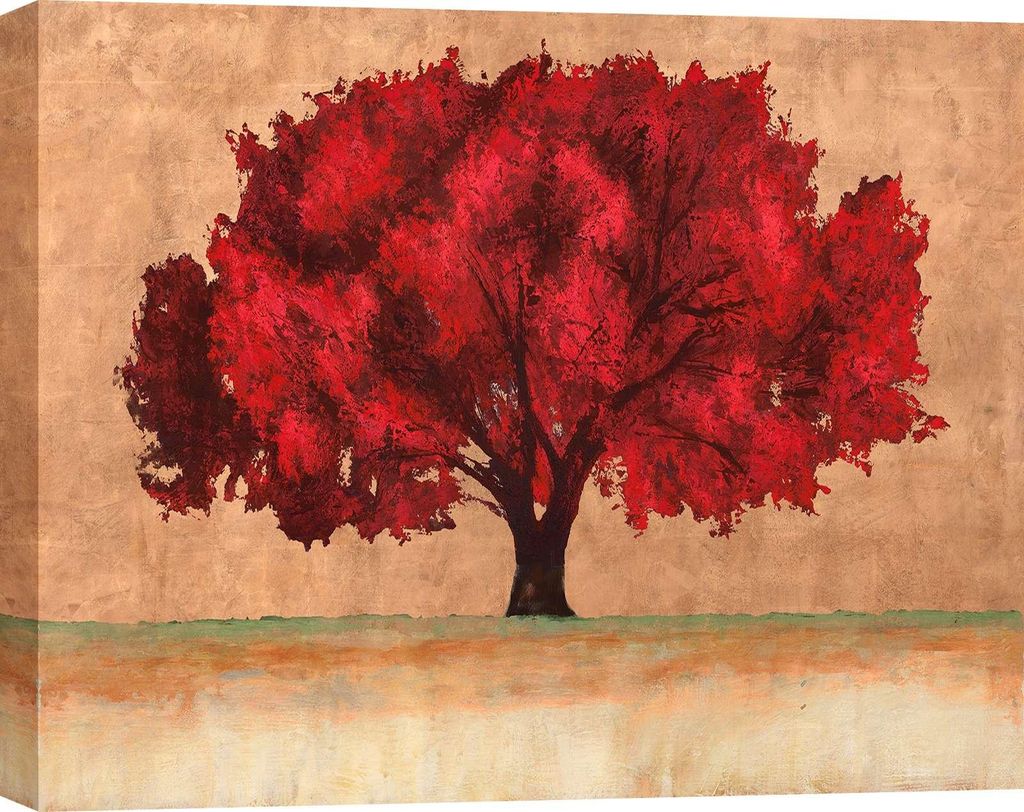 Leinwandbilder - Jan Eelder - Roter Baum - 100 x 70 cm