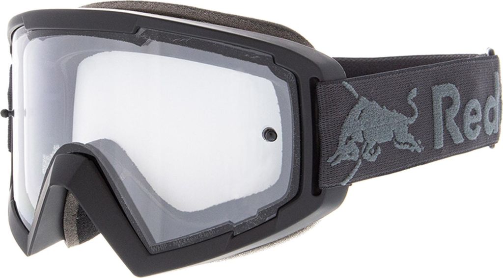 Red Bull Spect Motocrossbrille WHIP dunkelgrau mit klaren Produktbild 
