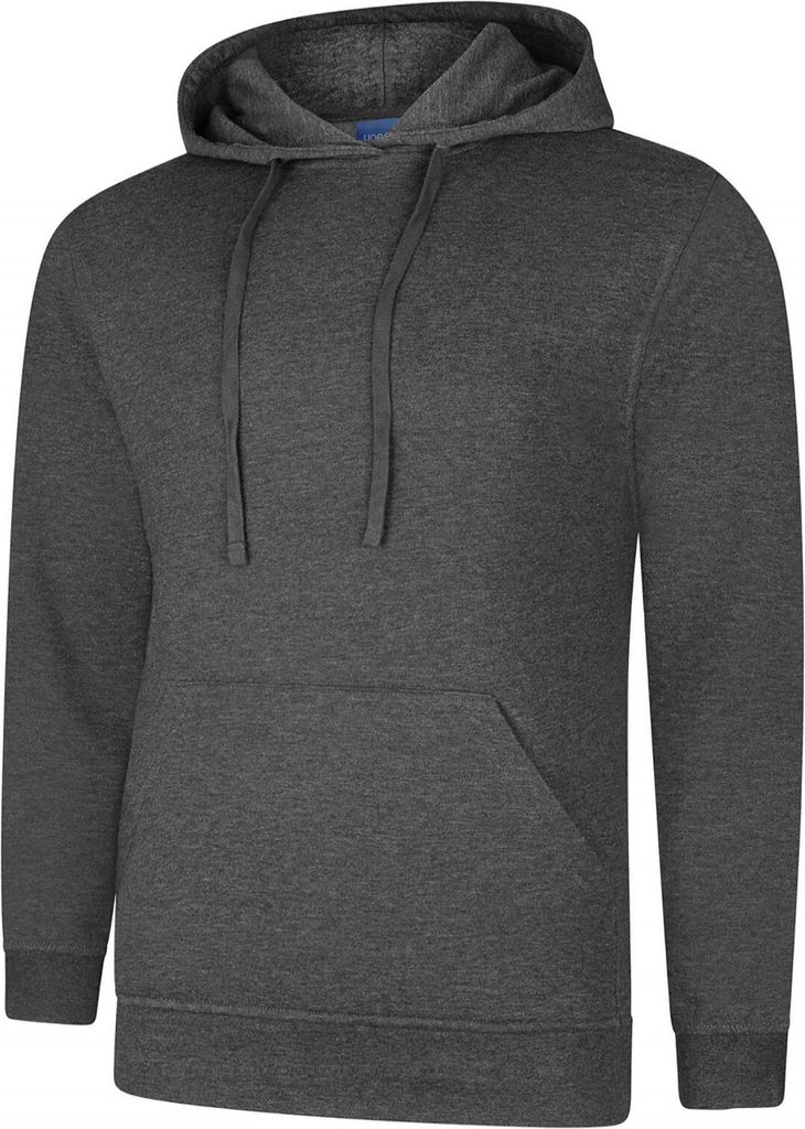 Uneek Deluxe Kapuzensweatshirt UC509 charcoal (anthrazit) 5XL
