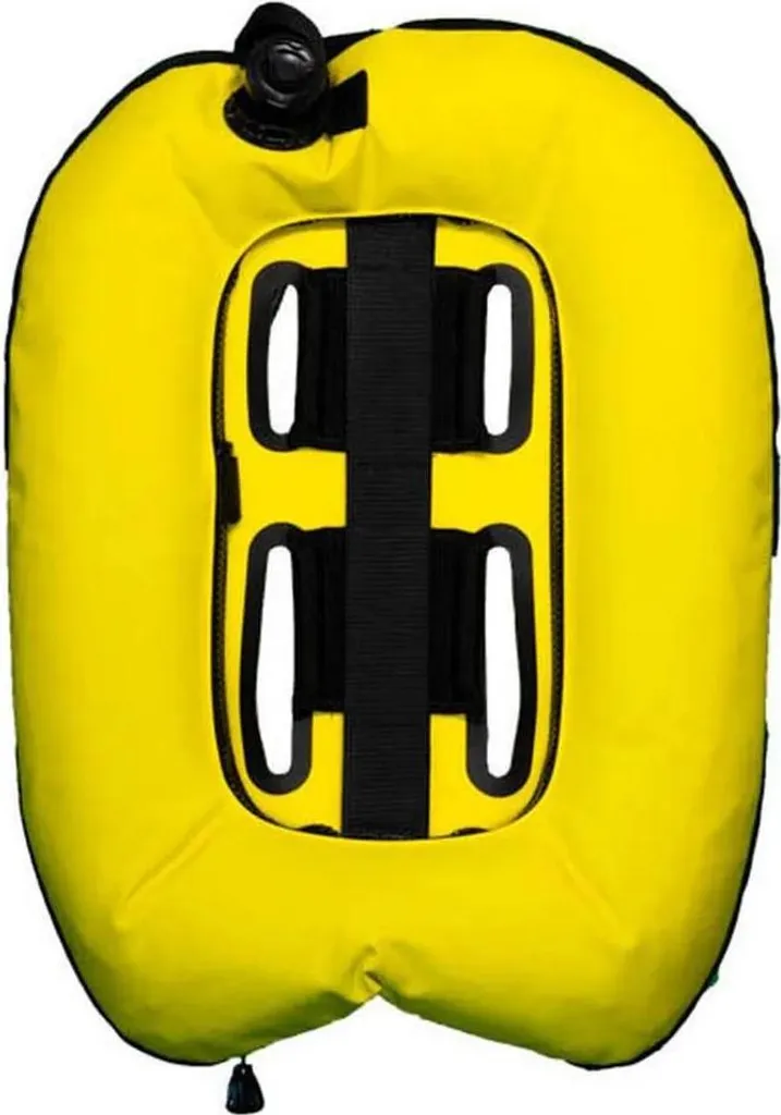 Oms Performance Mono 32 Lbs Aile de Plongée Jaune pour Monobouteille - 2