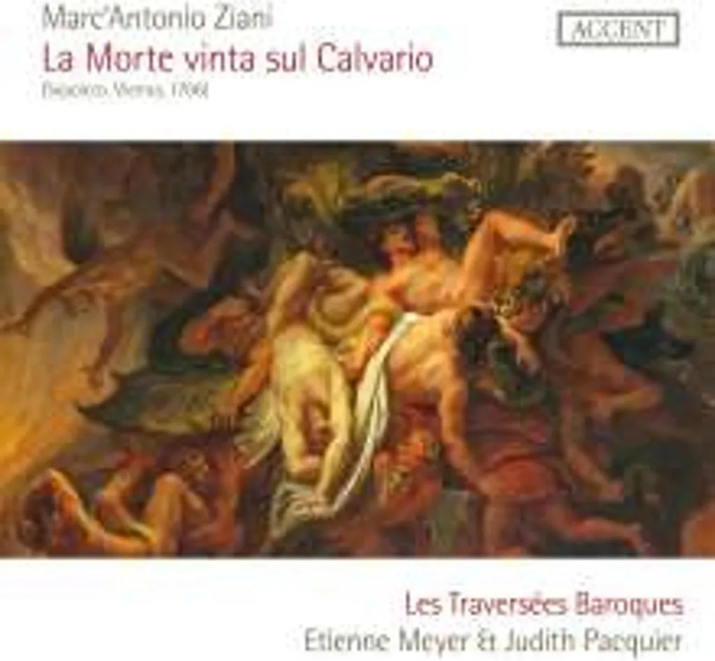 Partition Musique Baroque Ziani : La mort vaincue sur le Calvaire 1706