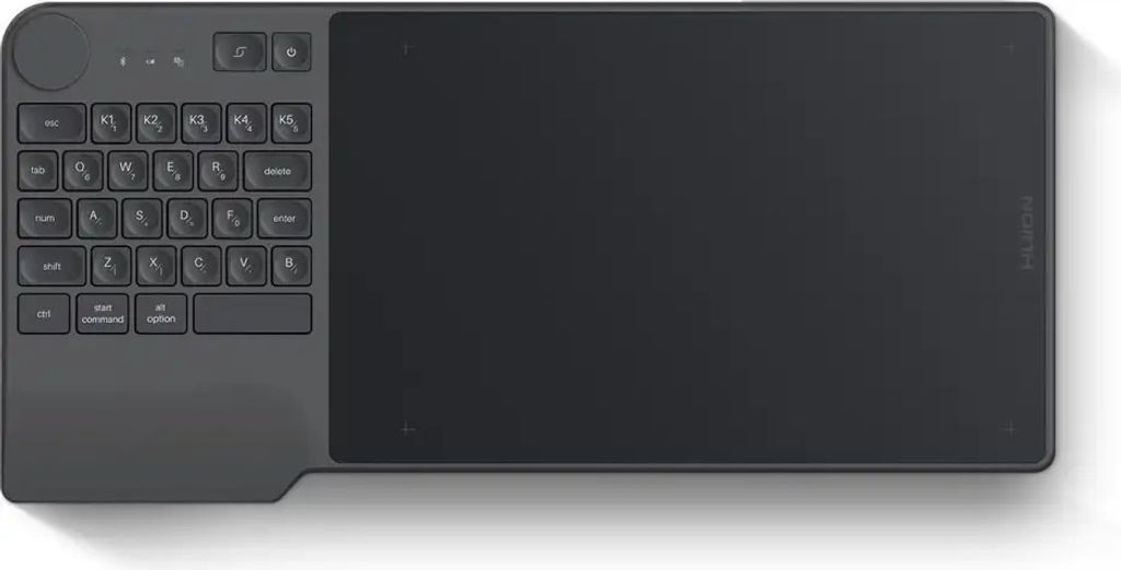 Grafiktablett HUION Inspiroy Keydial KD200, USB-C, Produktbild 