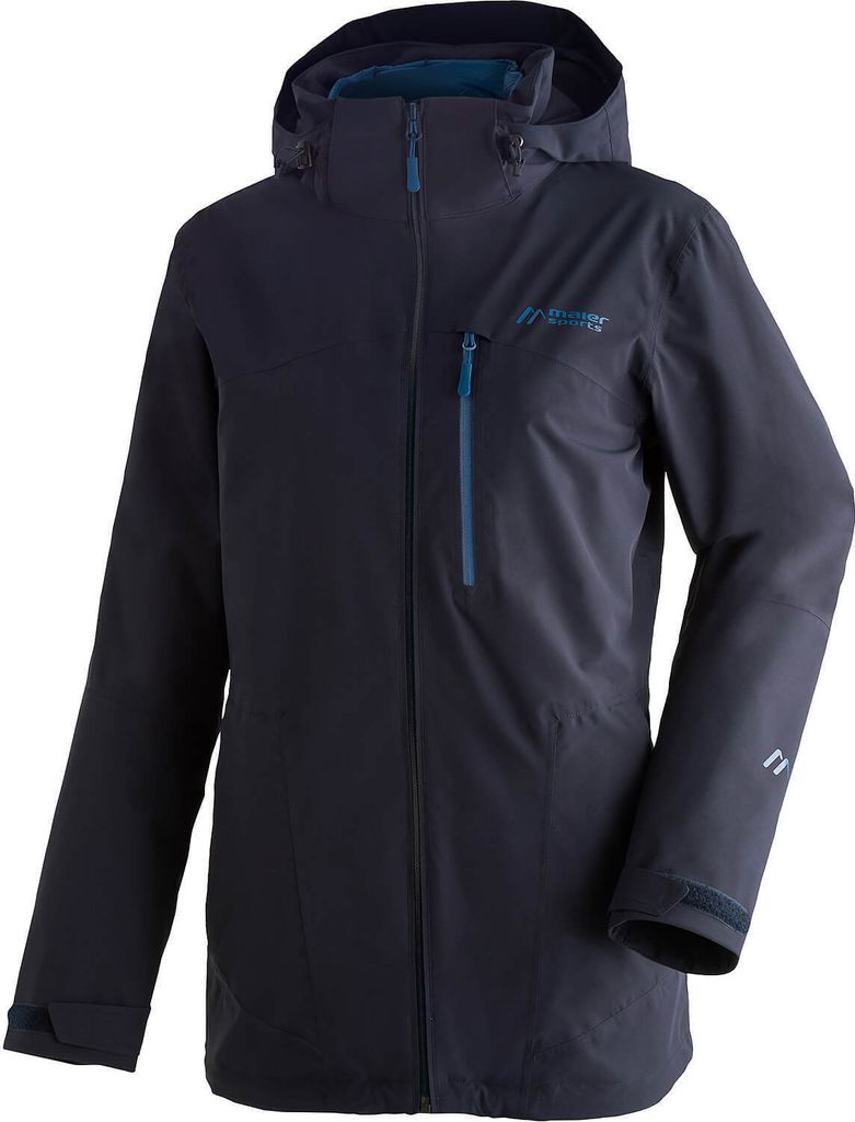 Maier Sports Ribut Long Doppeljacke Damen nightsky/viridian 36