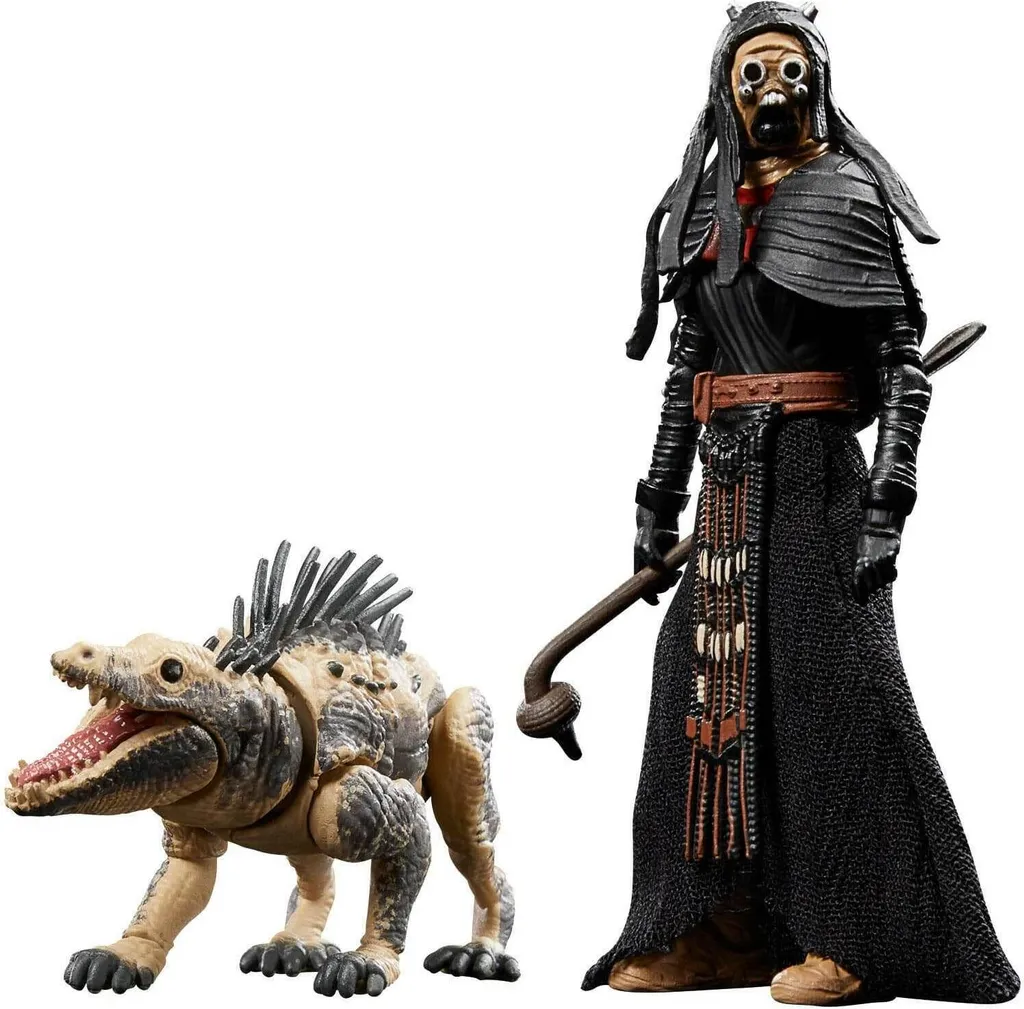 Figurines Star Wars Tusken Warrior et Massiff Hasbro Collection 9,5 cm