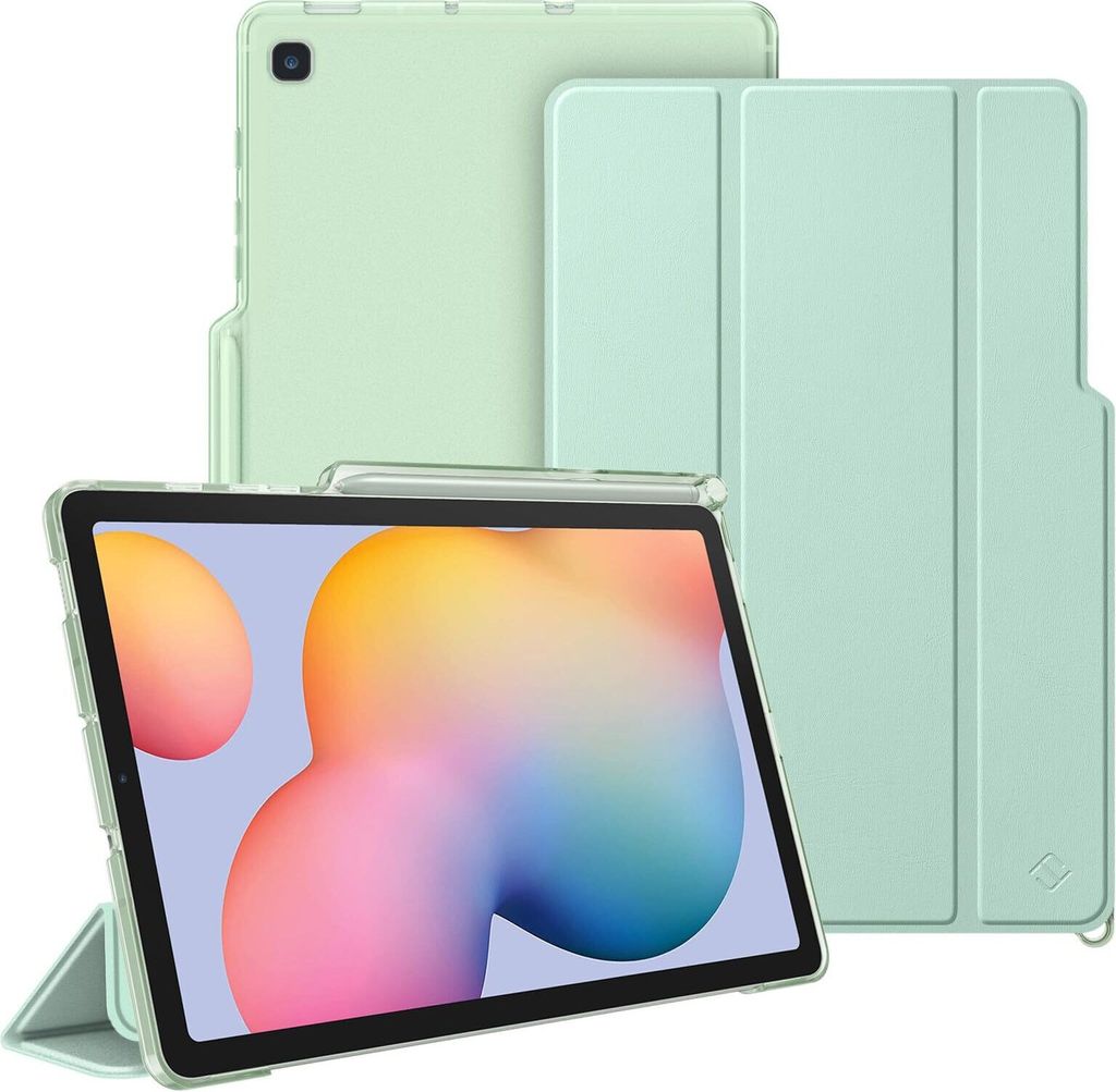 Fintie Hülle für Samsung Galaxy Tab S6 Lite 10,4 Zoll 2024/2022/2020 Tablet - Slim Schutzhülle mit Transparenter Rückseite Cover und Auto Schla...