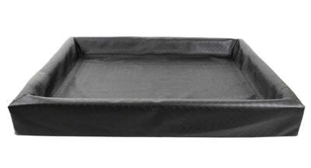 Panier pour Chien Carré Noir Bia Bed Original - Couchage Orthopédique - 4