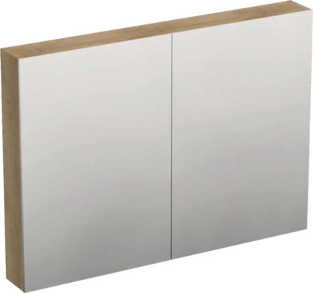 Jungborn Spiegelschrank TRENTA 100 x 14,4 x 72 cm Halifax eiche 3-türig IP 44