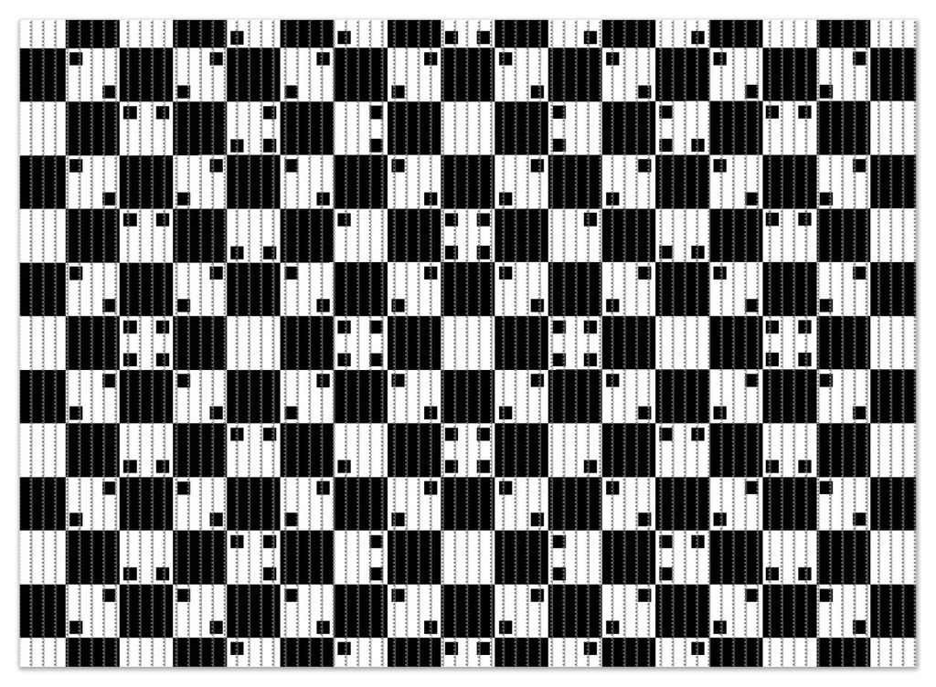 Wallario Duschmatte Antirutschmatte Badmatte Fußmatte Optische Täuschung - Illusion - schwarz weiß II, Größe ca. 90 x 65 cm