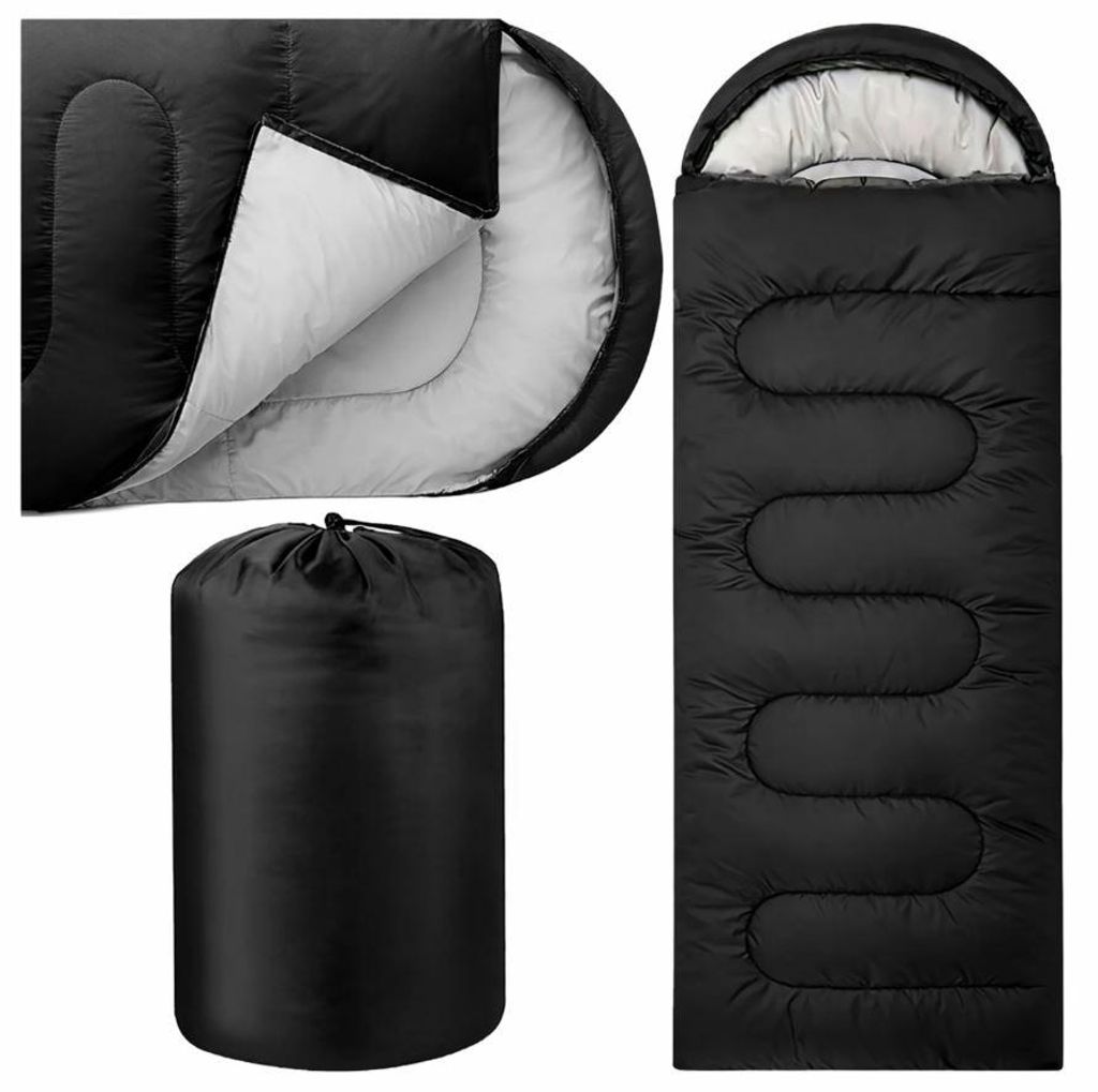 2-in-1 Mumien-Touristenschlafsack 210x75cm mit warmer Produktbild 