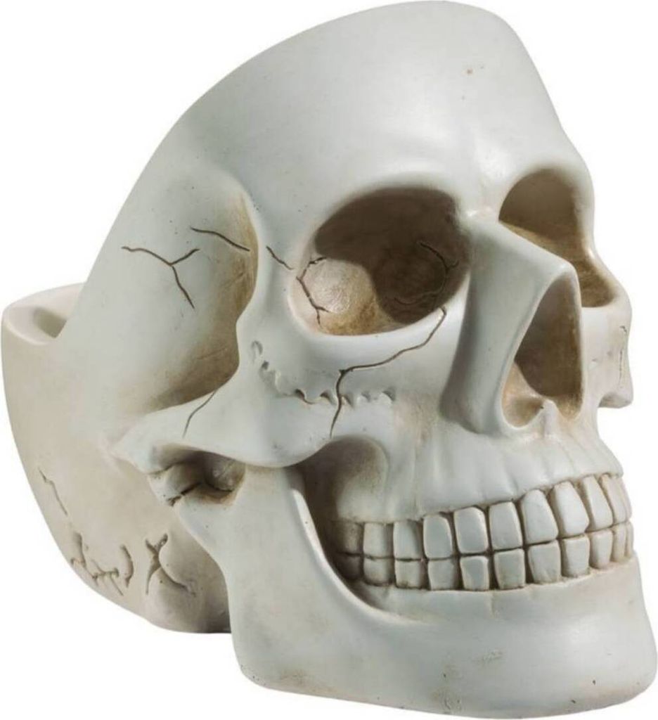 Heller Totenkopf als Schale