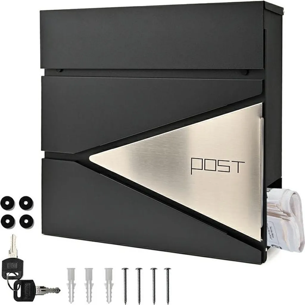 Boîte aux lettres M44C Nd32 anti-pluie pour journaux et courrier intacts