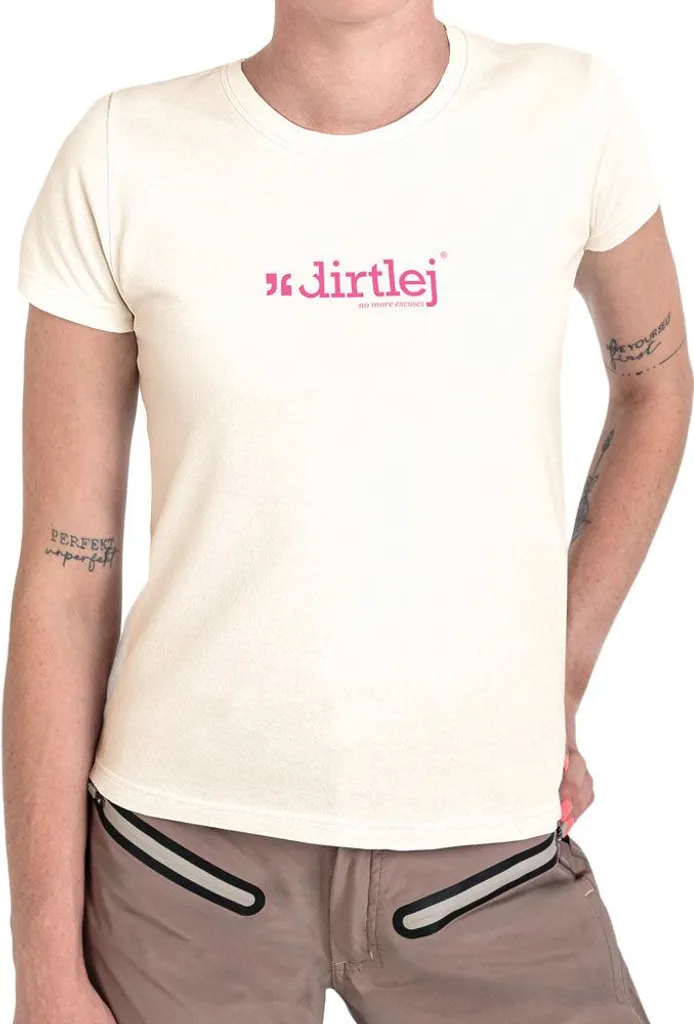 T-shirt femme Dirtlej Basic en maille douce avec coupe ajustée active