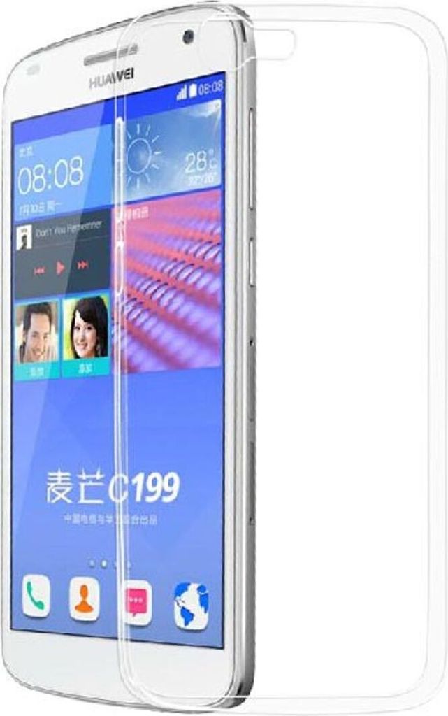 Huawei Ascend G7 Transparent Case Hülle Silikon