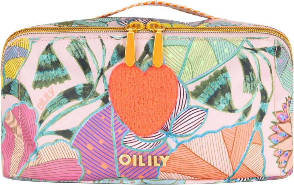 Oilily Kulturbeutel Cisse Cosmetic Bag Evening Sand bunt