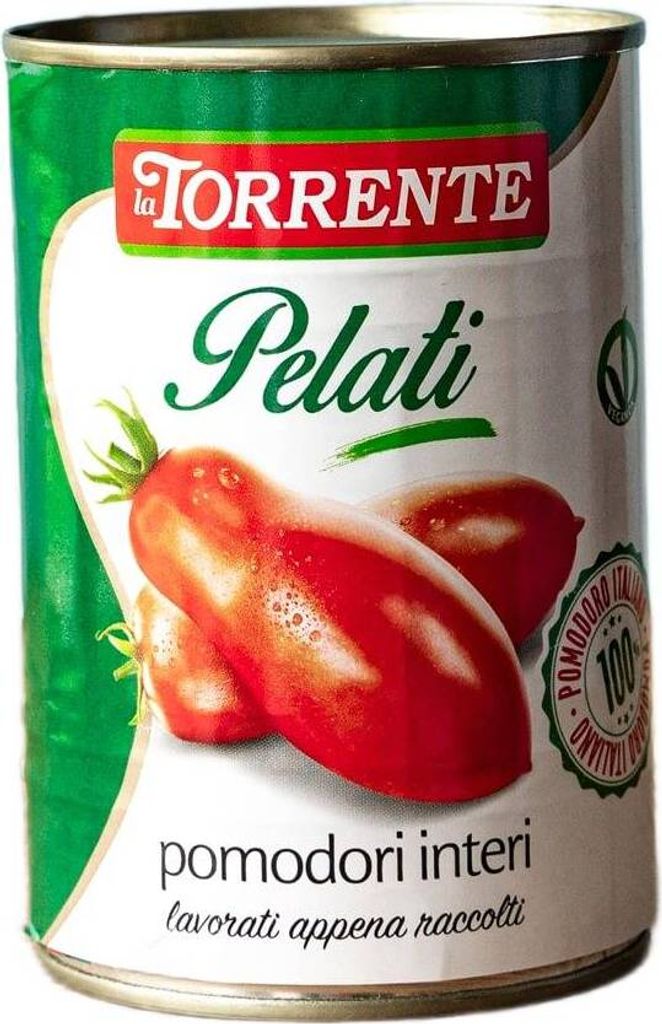 Ganze Pelati-Tomaten 400g - La Torrente Produktbild 