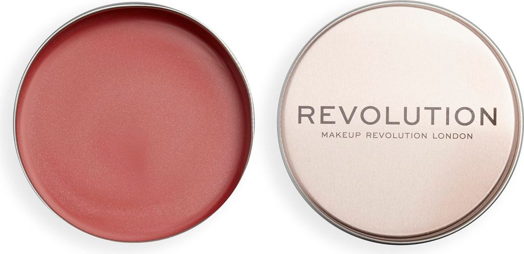 Makeup Revolution London, Balm Glow, Multi-Use Wangen- und Lippenbalsam, aufbaubar, taufrisches Finish, Pfirsichblte, 32g Peach Bliss