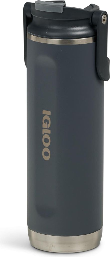 Igloo 20 Oz Flip 'n' Sip Tumbler carbonite : Grau Farbe: Grau
