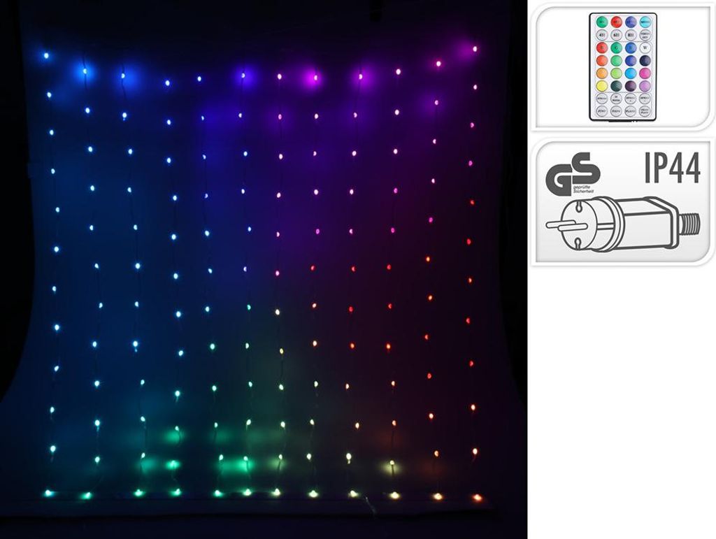 LED svetelná clona, 400 diód Obrázok produktu 