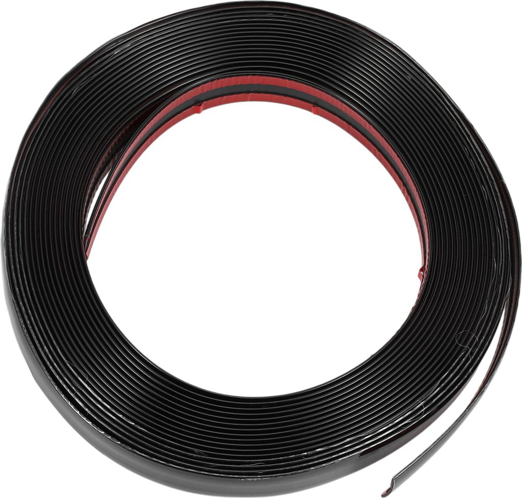 Fensterleisten-Set Außen Auto Stoßstange Tür Karoserie Selbstklebend Kratzfest Dekorativer Aufkleber Schwarz 1 Stück 1" 25mm Breite 33Ft 1000cm...
