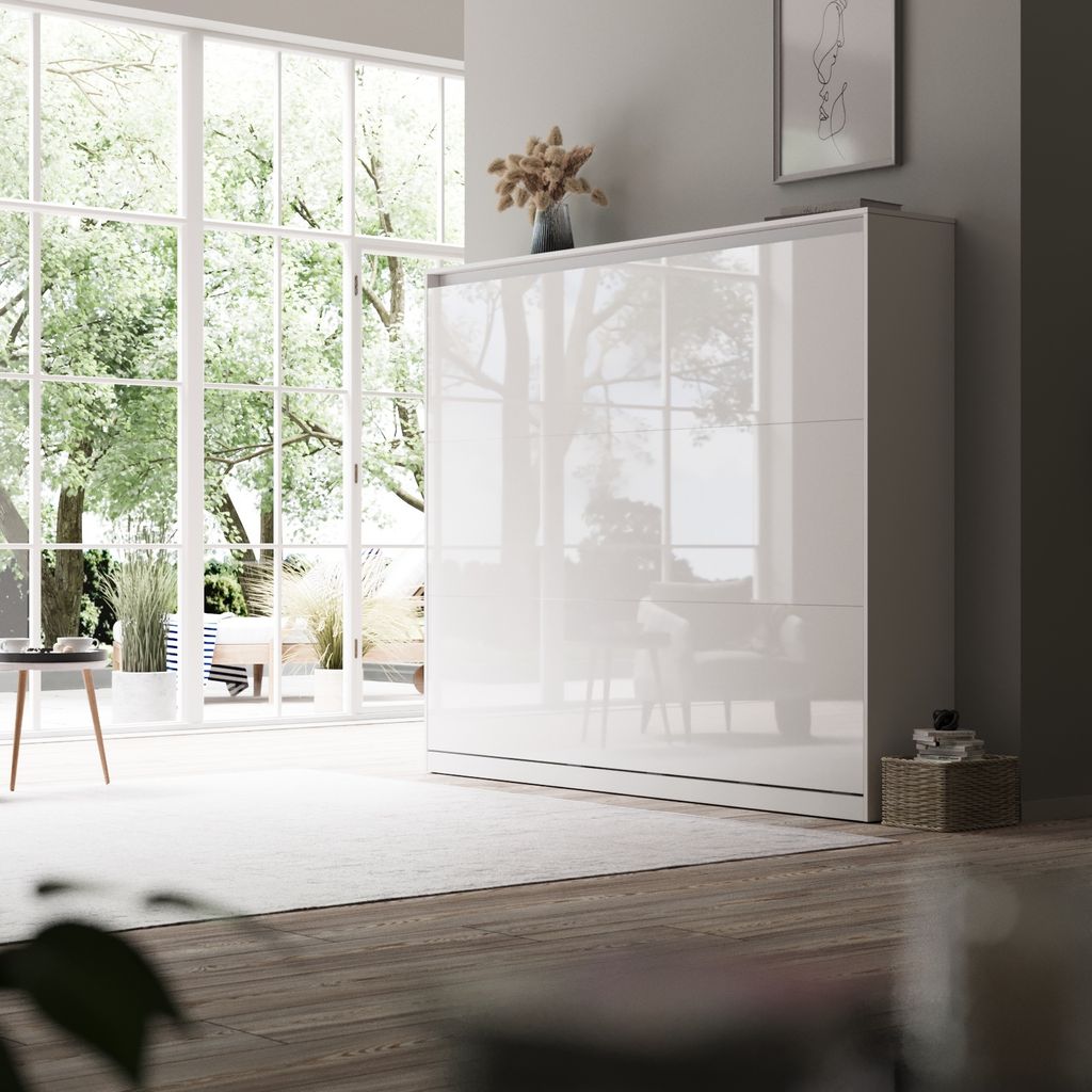 Schrankbett Classic 160x200   Bettschrank Wandbett Produktbild 