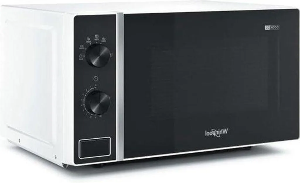 Micro-ondes blanc MCP 101 compact pour cuisine moderne et pratique