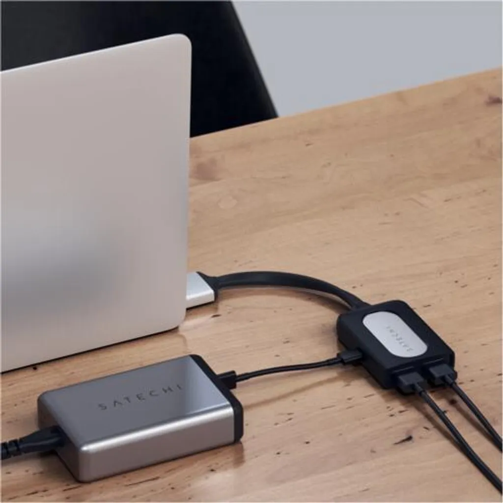 Adaptateur Double Écran HDMI pour Télétravail Satechi USB-C ST-TCDHAS 4K - 17
