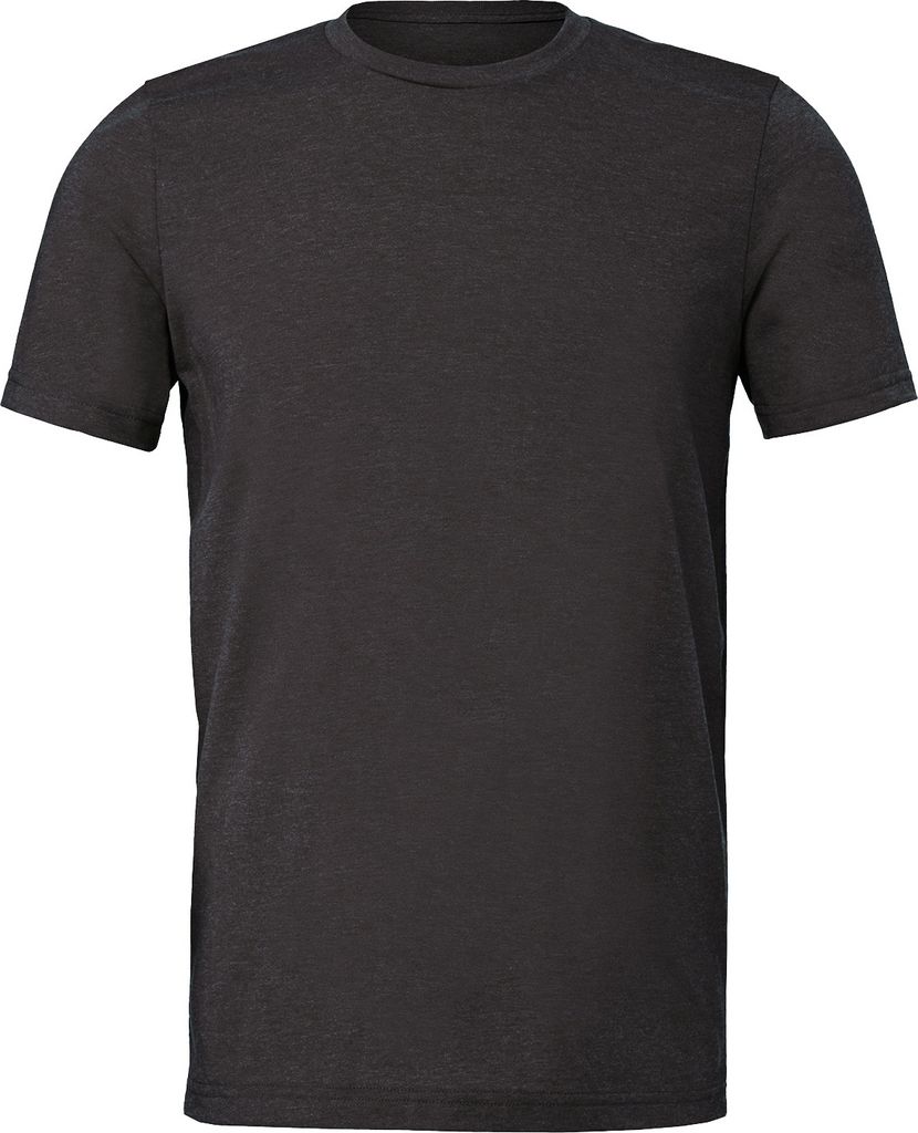 Bella + Canvas - T-Shirt Wildleder-Haptik für Herren/Damen Uni RW7321 (XXL) (Dunkelgrau meliert)
