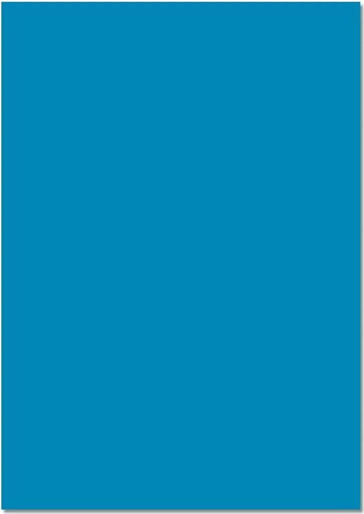 Carton d'argile bleu royal 50x70 cm idéal pour affiches et maquettes