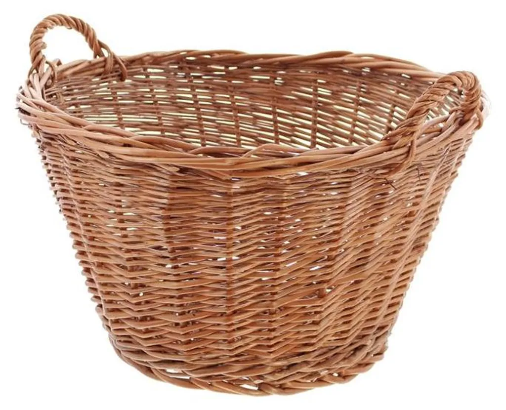 Panier en osier robuste Ø 50 cm : la solution de rangement naturelle