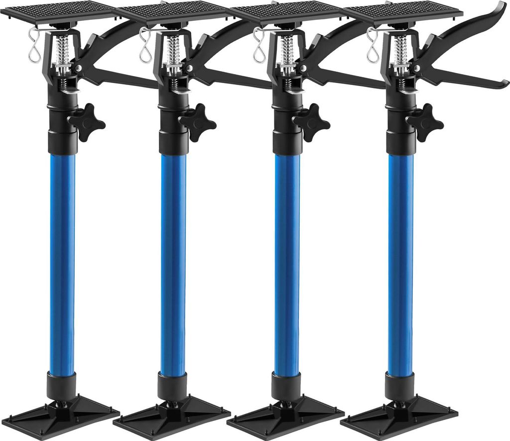 tectake® 4er-Set Türspanner stufenlos höhenverstellbar mit Produktbild 