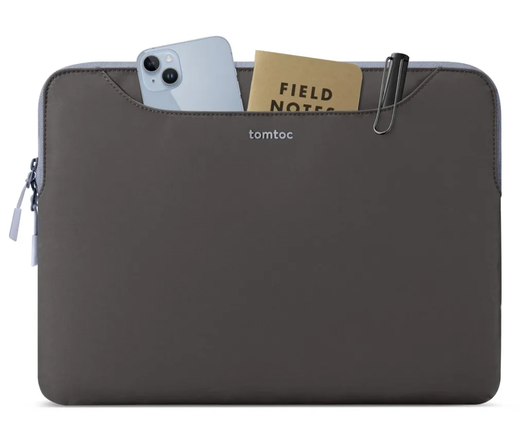Borsa Laptop tomtoc 13.5" - Custodia Tablet e MacBook Slim - Blu/Grigio - 5