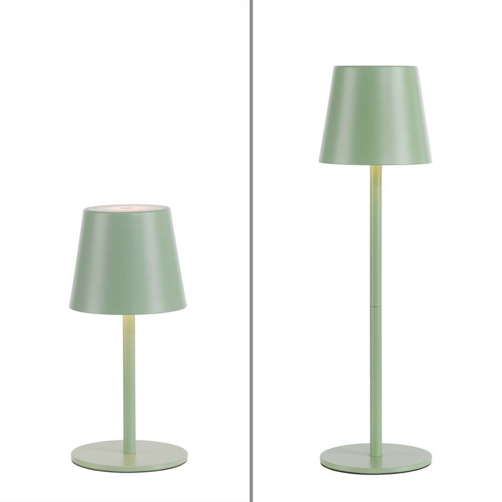 Vonkajšia stolová lampa prenosná zelená dotyková IP54 LED Obrázok produktu 12