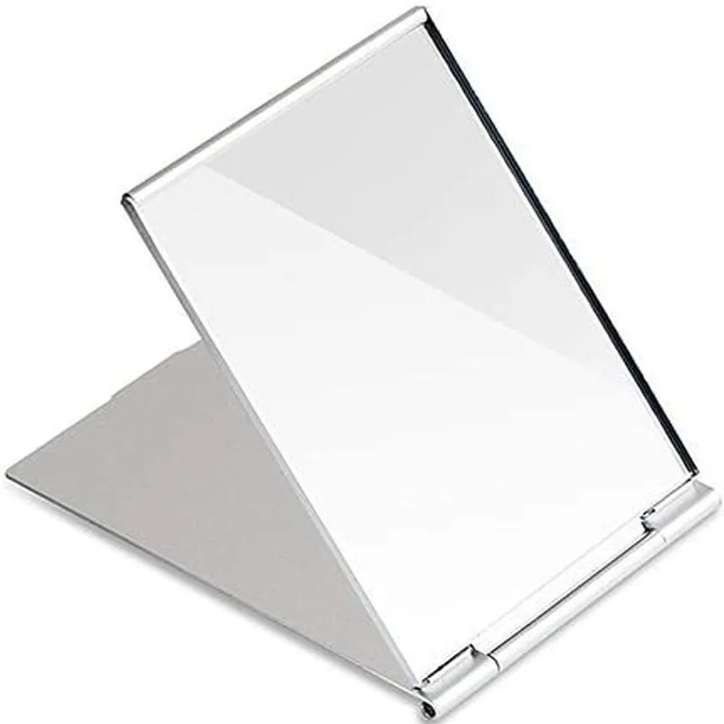 Miroir de voyage pliable ultra plat pour sac à main et camping