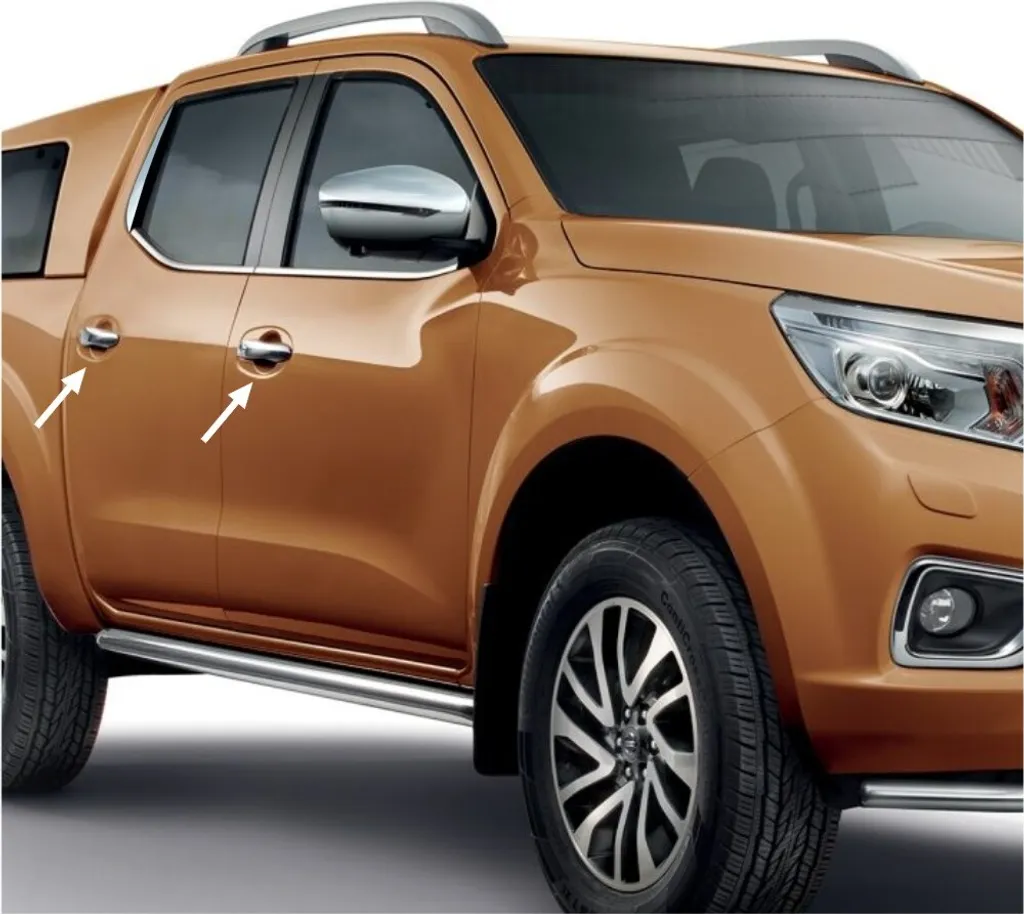 Kit Habillage Chromé KS1301 pour Poignées Nissan Navara D23 de 2016