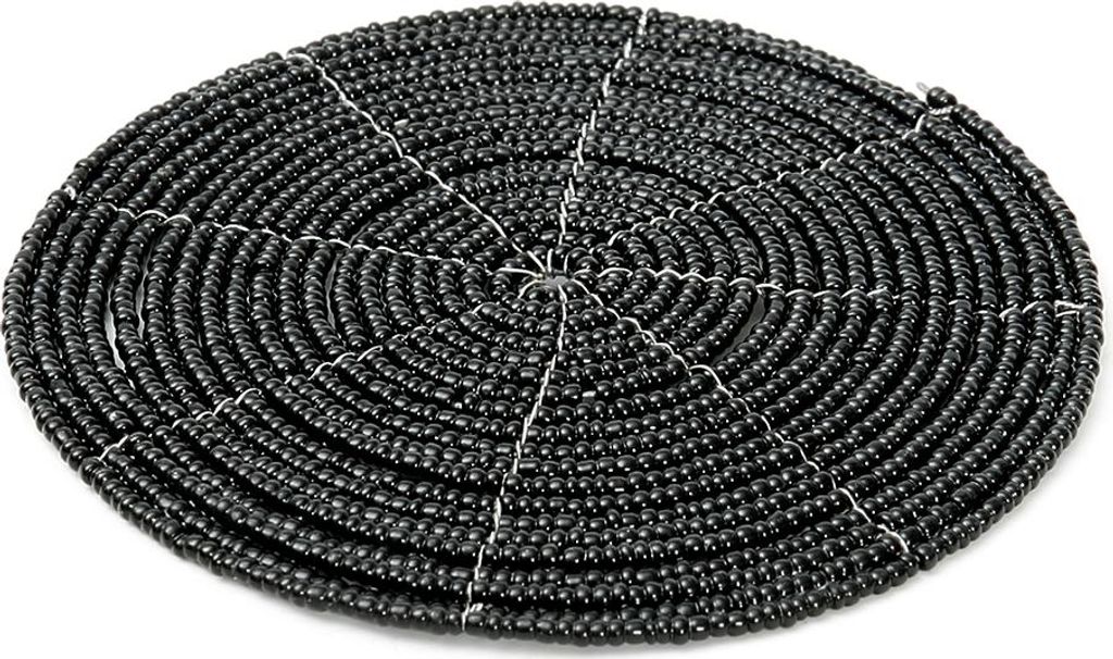Bazar Bizar Der Beaded Untersetzer - Schwarz