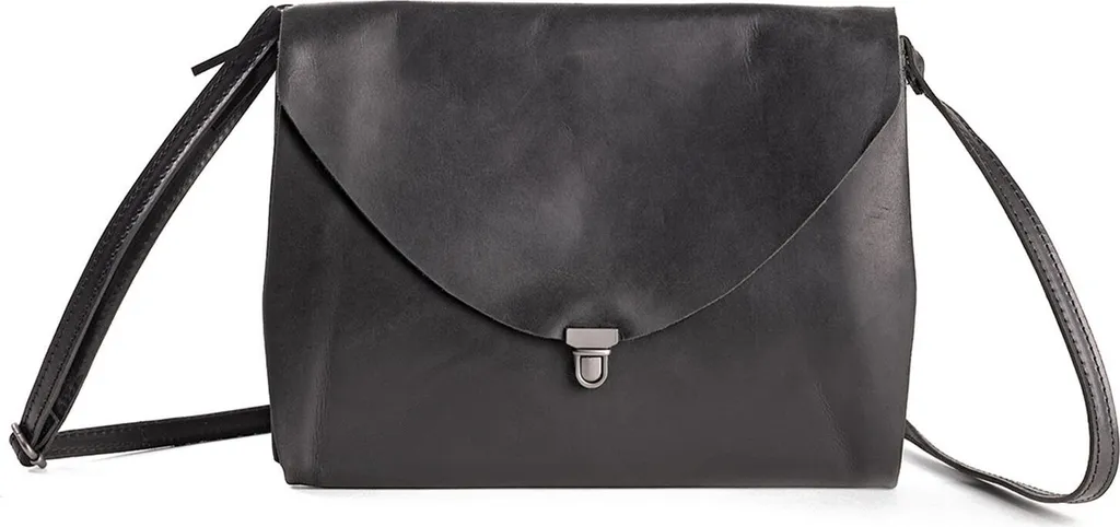 Petit sac à épaule noir cuir Harold's - Idéal pour soirée et quotidien