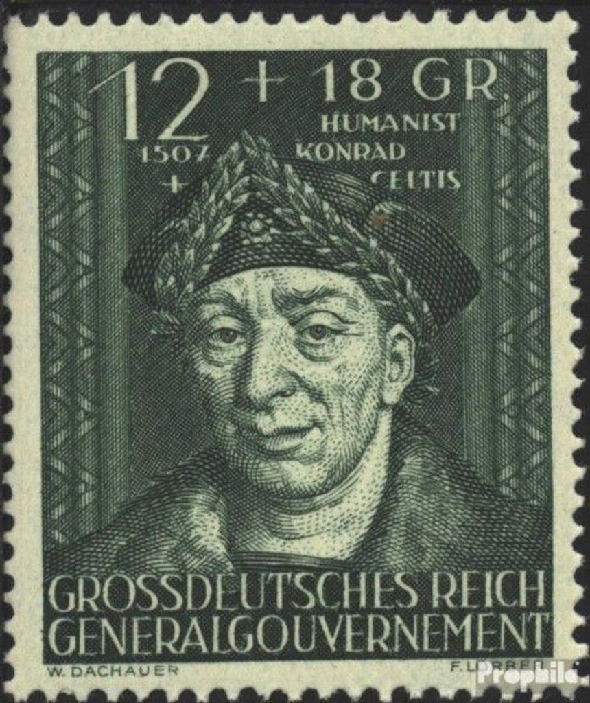 Briefmarken Generalgouvernement 1944 Mi 120 gestempelt Kultur