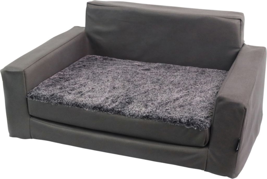 Nobby Komfortsofa Enock dunkelgrau, Maße: 54 x 38 x 18/26 cm