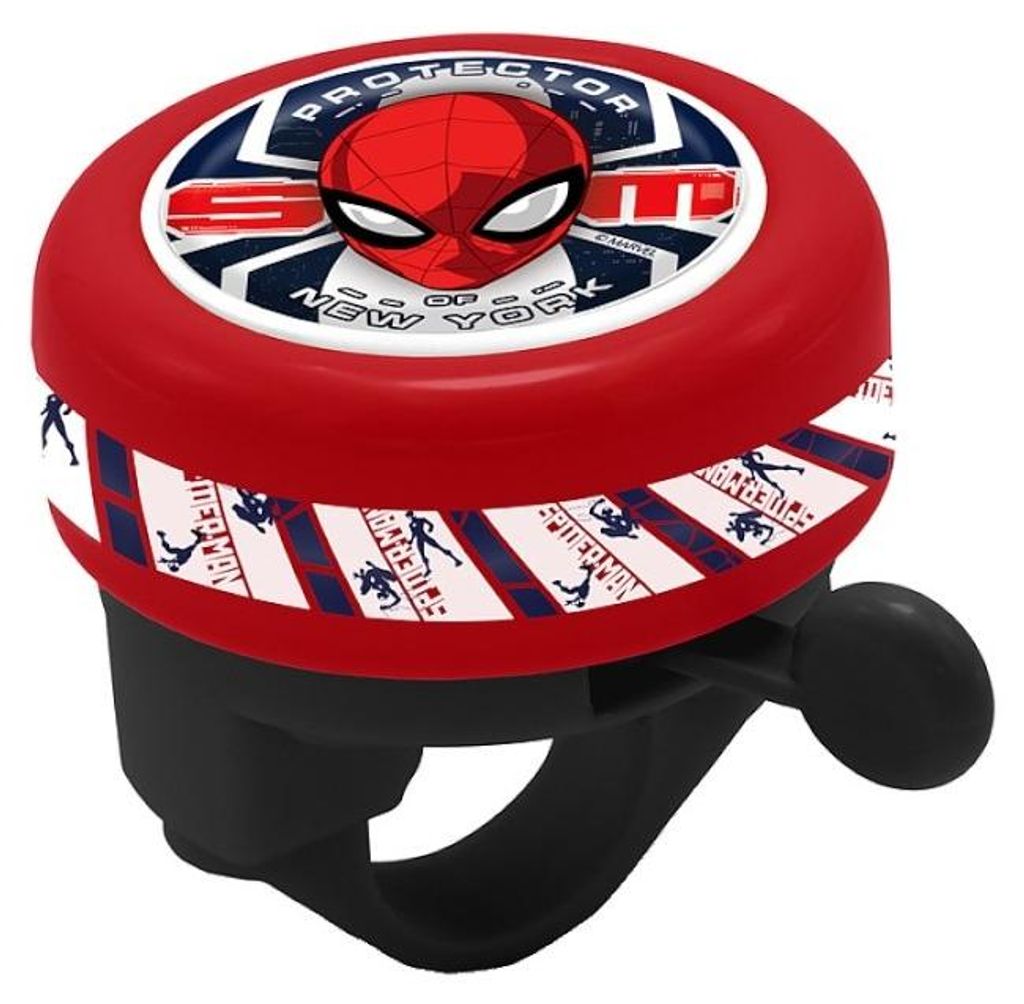 DZWONEK DO ROWERU DISNEY MARVEL SPIDER-MAN czerwony DZWONEK Zdjęcie produktu 