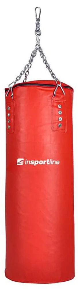 Sac de frappe 20kg Insportline Mike 34x90 cm avec chaînes de suspension