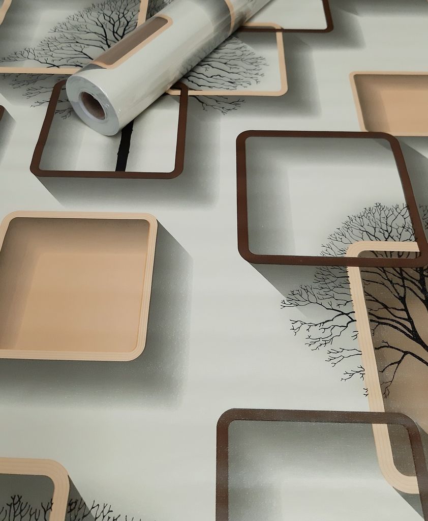 Tapeten Folie 3000-S selbstklebend 3D Formen Baum 10 m x 45 Produktbild 