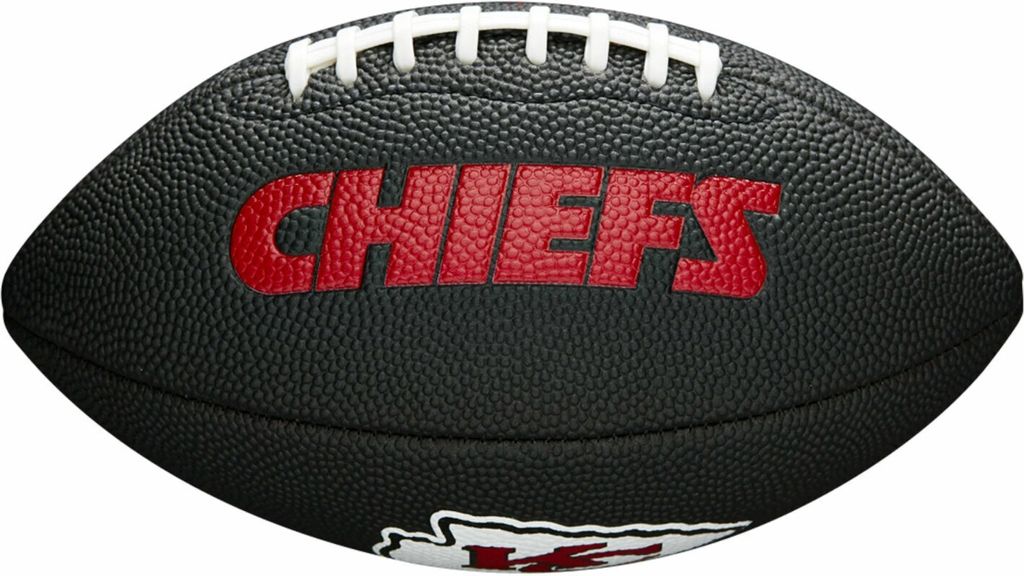 Wilson NFL Soft Touch Mini Football Kansas City Chiefs Black American Football
