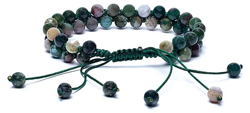 Bracelet Agate Ajustable : Ne Craignez Plus les Problèmes de Taille (x2)