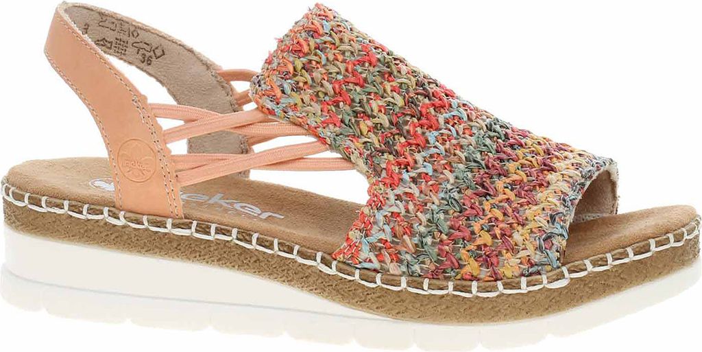 Flechtana-Sandalen mit Gummizug Produktbild 