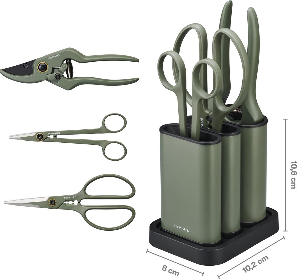 Fiskars Set de ciseaux pour le soin des plantes avec Image du produit 
