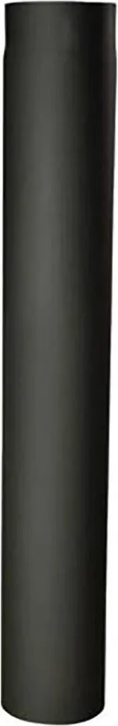 Tuyau de fumée 145mm 1000mm noir t.1,5mm conduit poêle