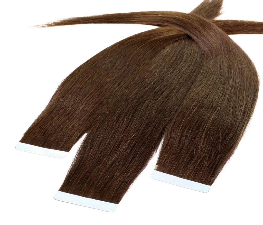 hair2heart Tape Extensions Echthaar Glatt - 10 Tapes 2.5g Produktbild 